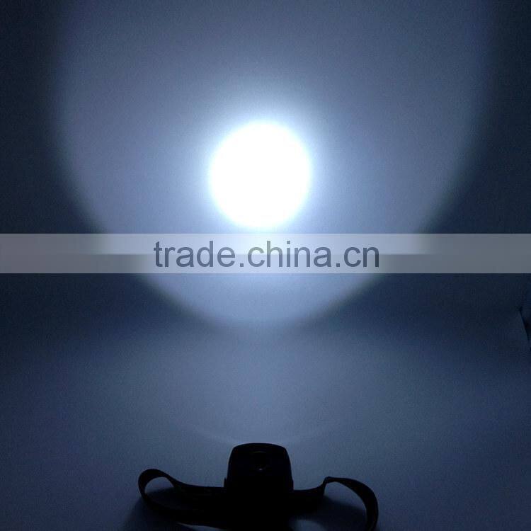 Poppas T10 3AAA battery operated outdoor waterproof camping running walking flashlight headlamp