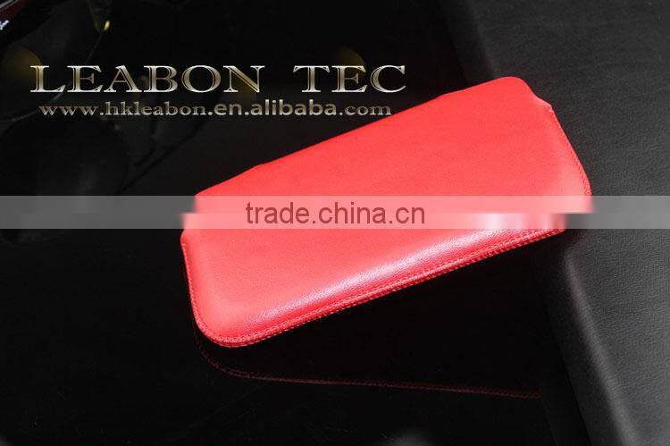 Window Smart view leather flip cover case for iphone 4 phone case