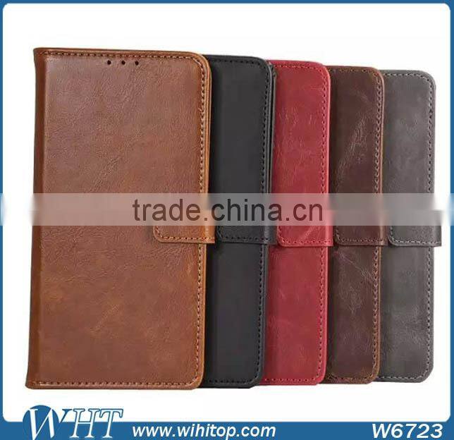 For Sony Xperia Z3+ Leather Case, Crazy Horse Wallet Leather Flip Stand Case for Sony Xperia Z3+ Plus E6553