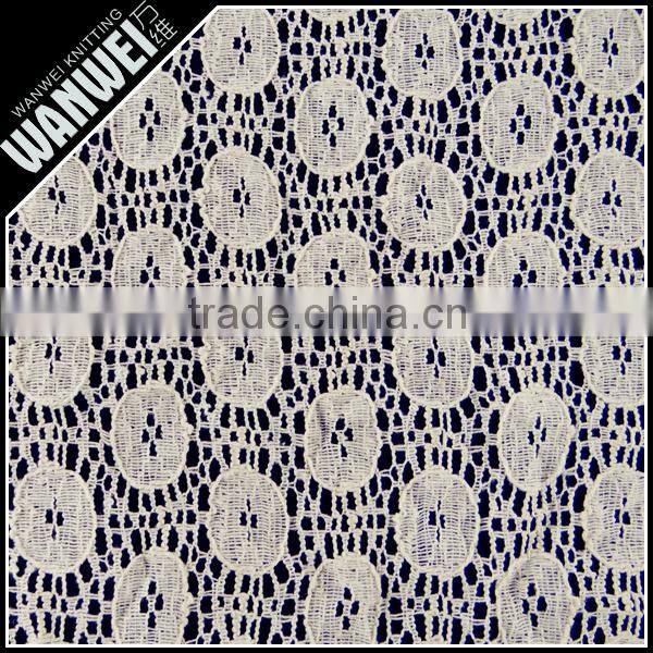 6 Discount Hot Sales High Quality plain color cord lace fabric printing lace for wedding/party african guipure lace fabric 7035