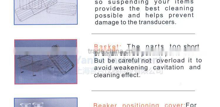 Desk-top Double Frequencies laboratory large industry ultrasonic cleaner ce