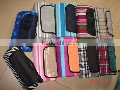 Printing polar fleece picnic rug