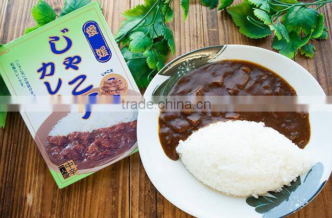 Japanese popular retort Curry sauce with deep fried dried whitebait (1serving, 200g)