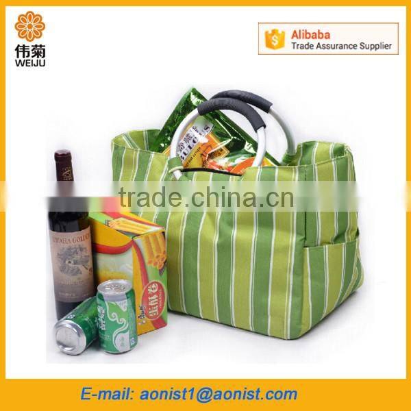 2016 New High Quality tote Foldable Cooler Bag Portable large volume promotional