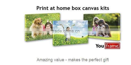 plastic canvas frame with 420g high glossy canvas