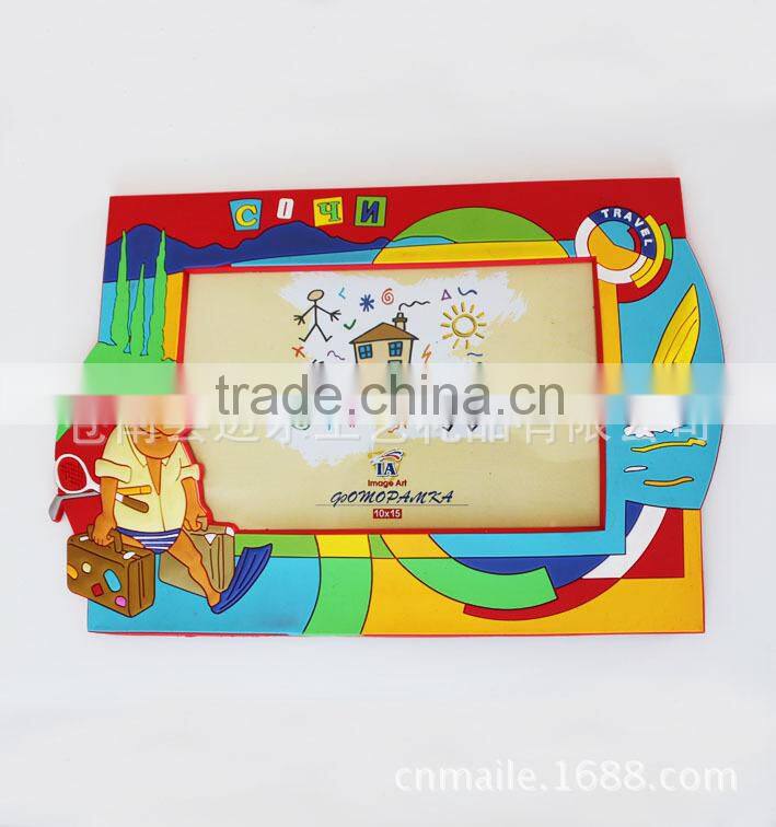 2014 new arrival promotional items fridge magnet photo frame / Different types photo frames