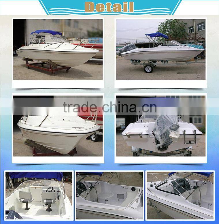 CE fiberglass boat made in china