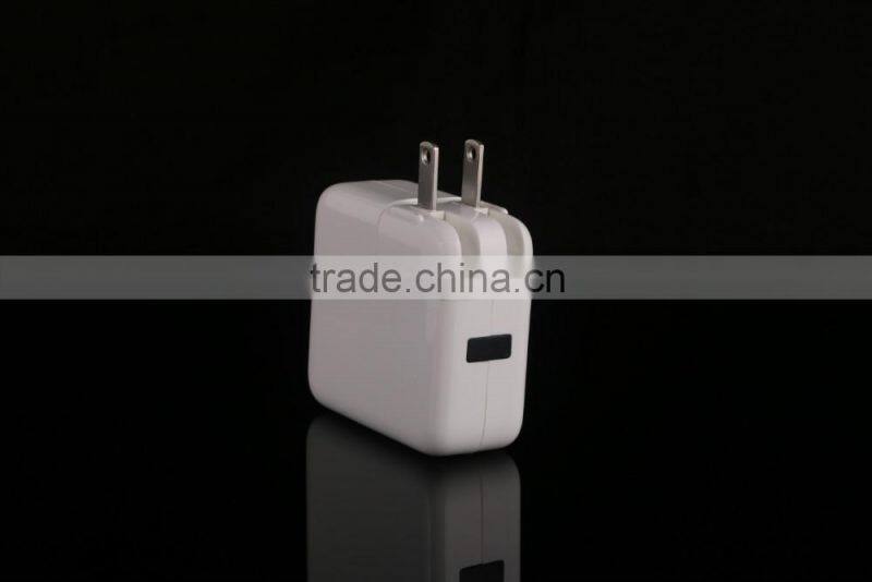 4-Port 5V/4A Compact USB Wall Charger/Portable Charger All-In-One Travel Charger for iPhone, iPad, iPod, Smartphones, 5V Tablets