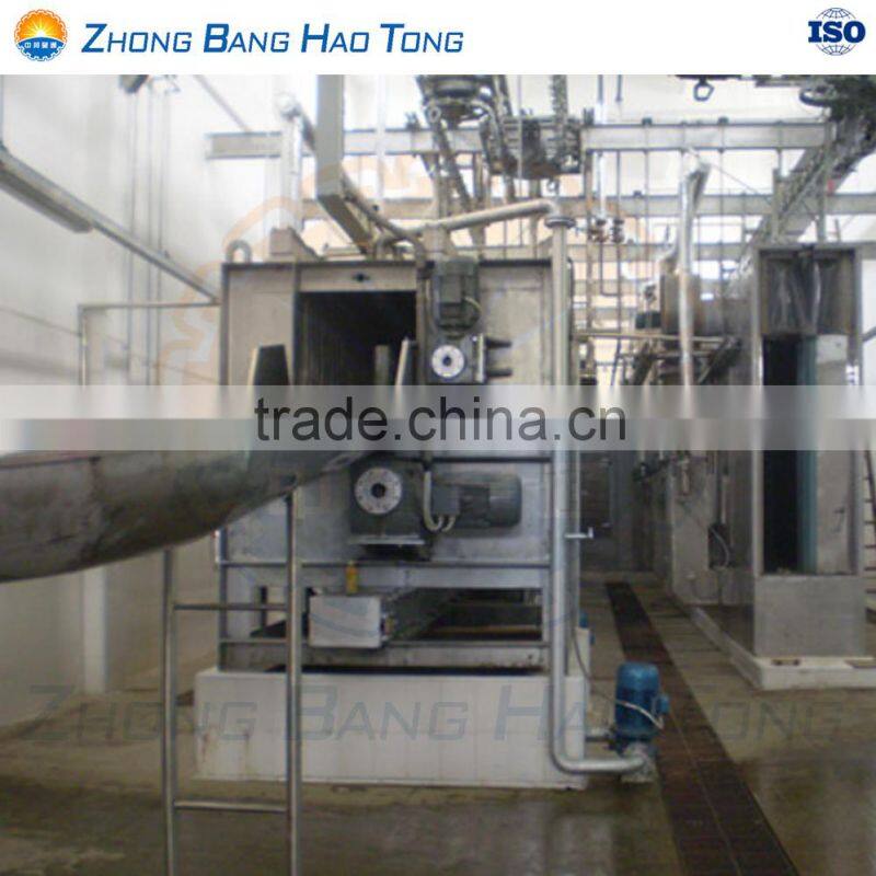 100 type Pig Hair Removal Machine with supporting Scalding Tank for pig slaughterhouse