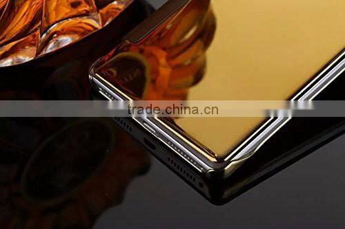 Samco Luxury Electroplated Smart Mirror for Huawei Ascend Mate 8 Flip Leather Cover Case