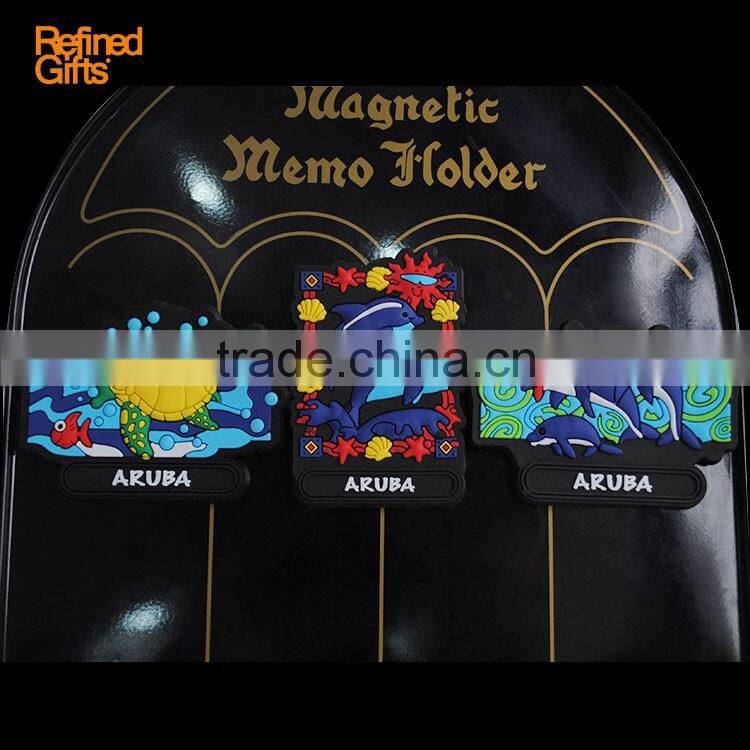 Dolphin PVC Rubber Soft 3D Fridge Magnets OEM Menufacture ECO-friendly