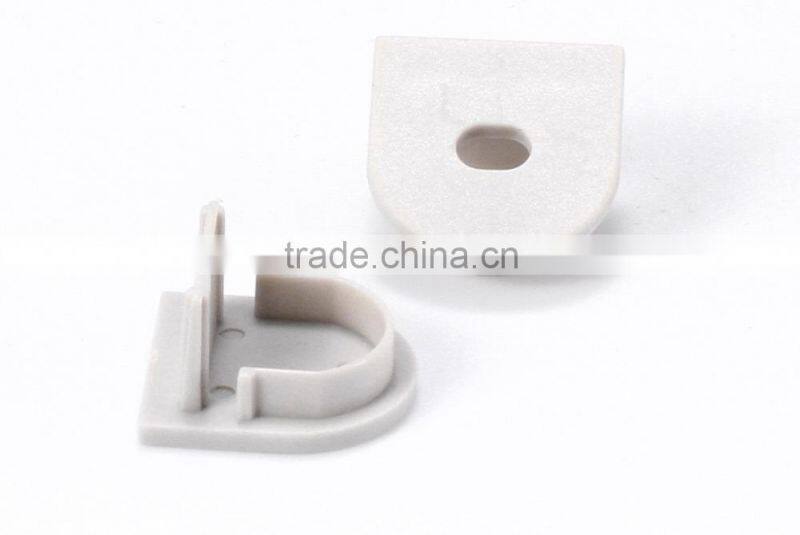 Hot square aluminum profile with round diffuser for led ceiling light