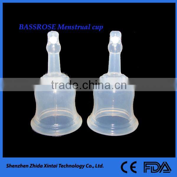 lady like medical used silicone menstrual cup soft and foldable
