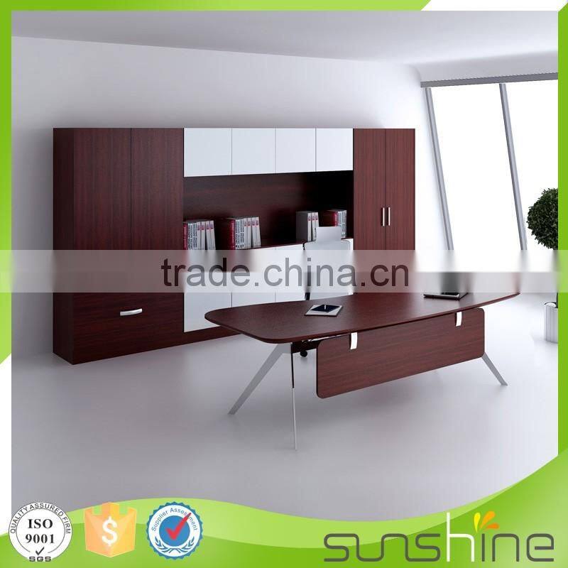 KB-MED07 2016 Best Selling Top Quality Office Furniture/Supervisor Office-Metal Frame Middle Executive Desk