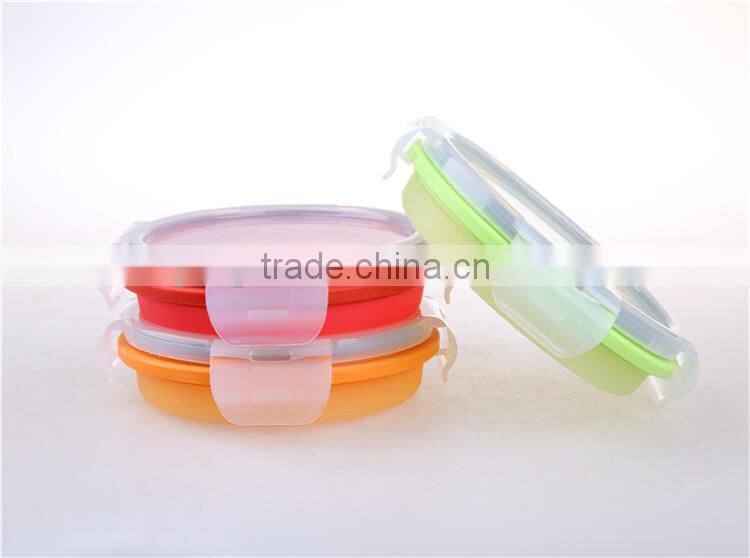 Factory directly sell for Silicone Collapsible storage container/Fresh Box