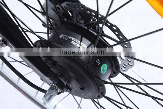 wuxi riches cheap city lady aluminium case lithium battery electric bikes electric bicycle (Model CTB430U)