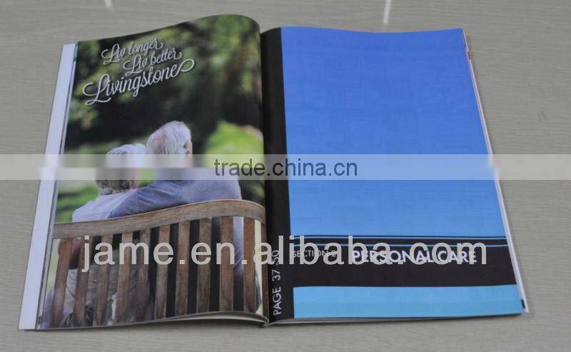 2014 fashion offset periodical business magazine printing company