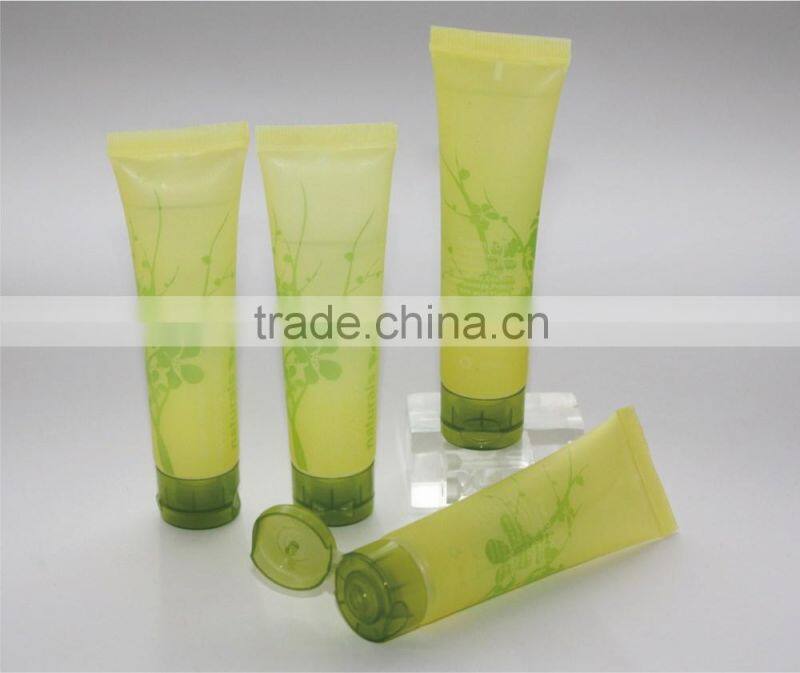 30ml cosmetic PE plastic tube with flip top cap