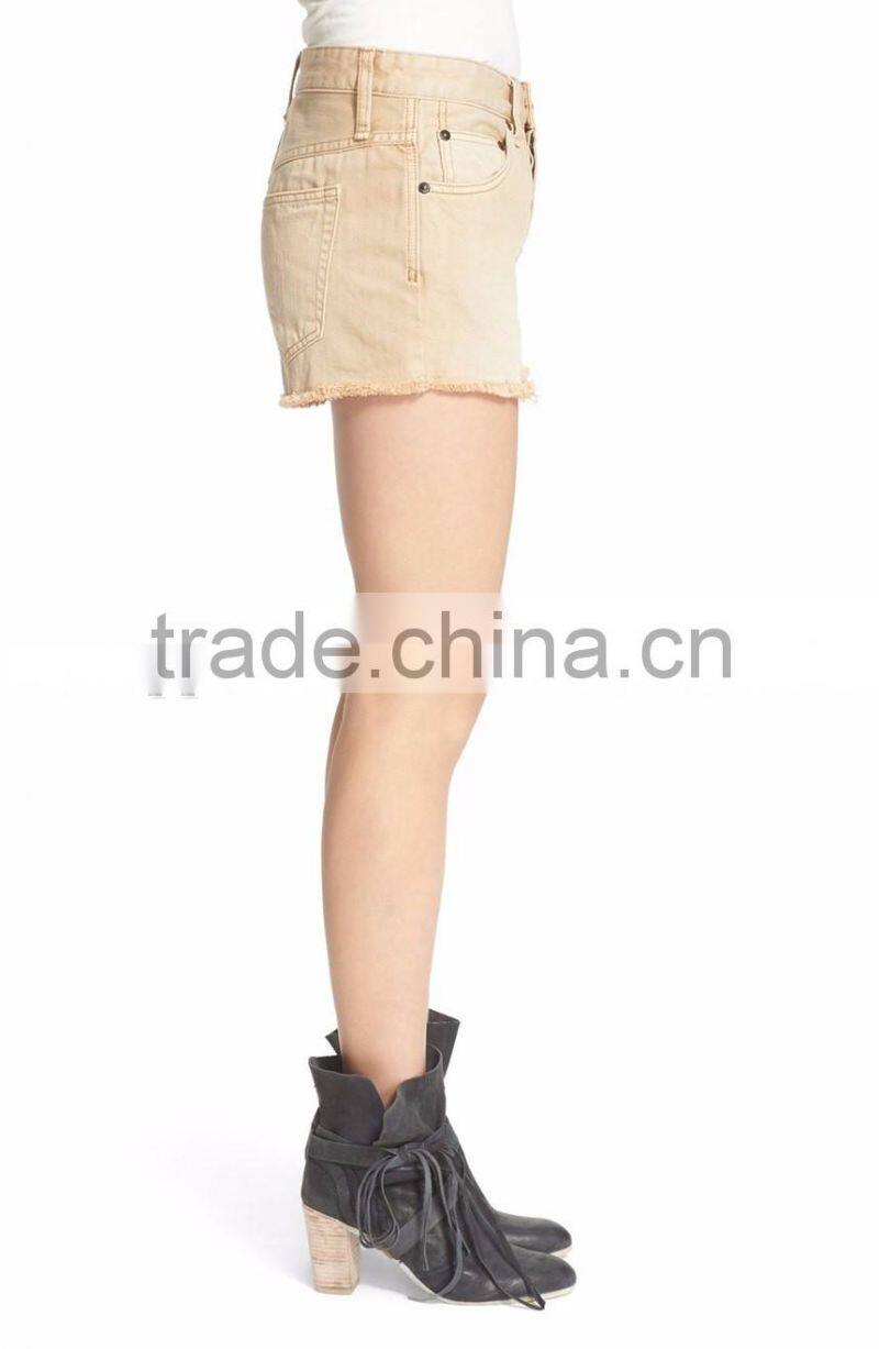 2016 China Wholesale European Fashion Denim Shorts Crafted From Supersoft Cotton Fabric Custom Denim Shorts