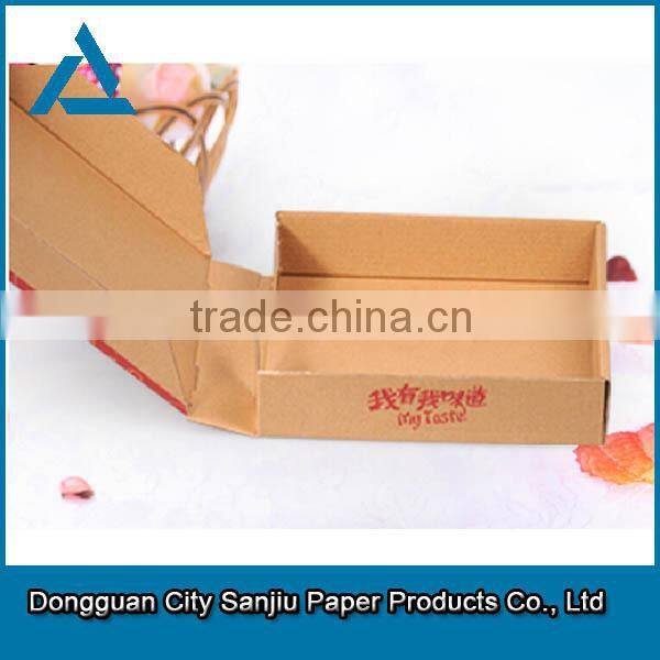 Customized packing box with logo&shape code corrugate fluting paper
