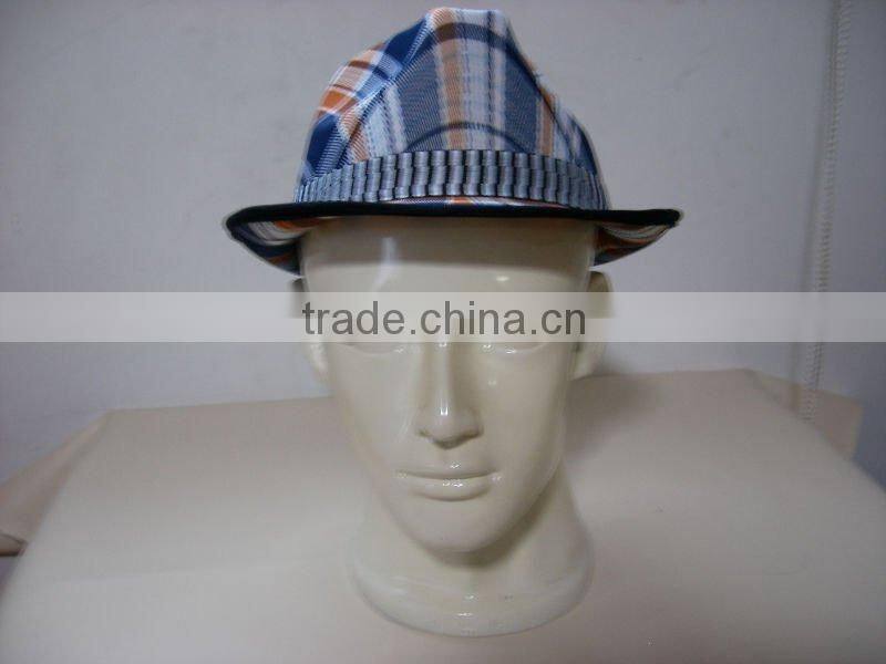 Fashion men's coffee knitting fedora hat