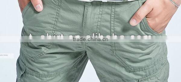 high quality fitness men 2 pockets casual shorts