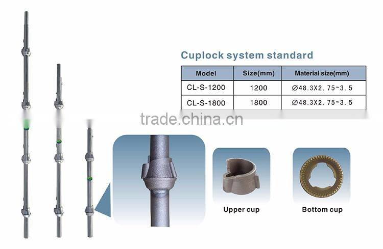 Excellent quality powder coating cuplock scaffolding