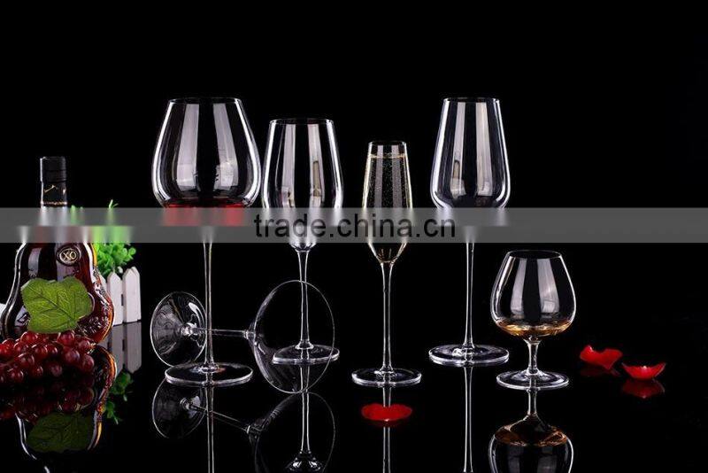 Wholesale handmade clear crystal Bandy glasses/Brandy Snifters