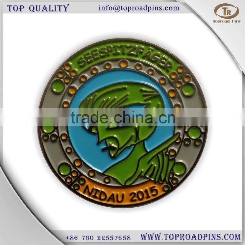 hot sale metal custom lapel pins with butterfly clasp