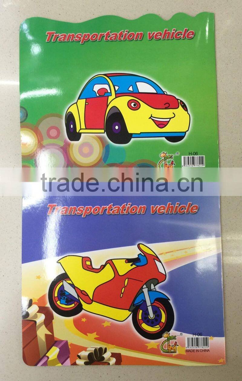 2016 new-model eco-friendly high quality recycled paper coloring books