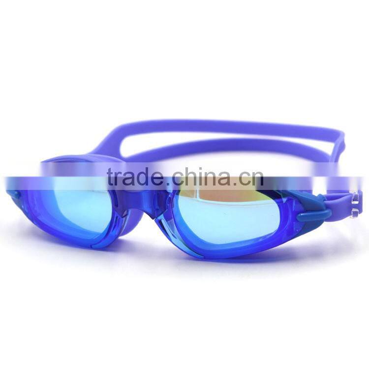 High grade silicone cartoon child swimming goggles for kids