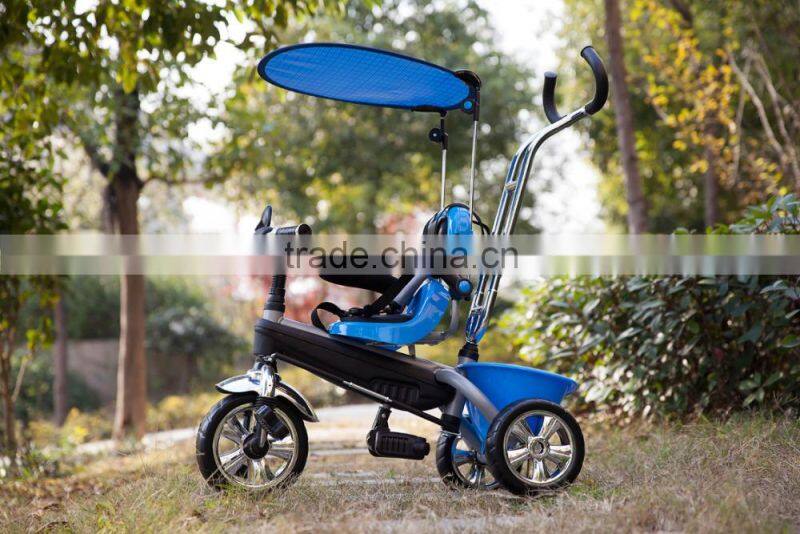 20125 Baby tricycle CC902 with 3 point belt, U shape frame keep your baby safe and suitbale pass en71