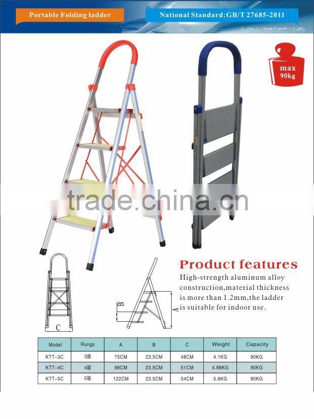 wholesale stairway stool plastic Aluminum stepladder price