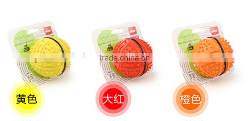 Aduck Dog Ball Everlasting Fun Ball Non-toxic Chew Toy Cleans Dog's Teeth