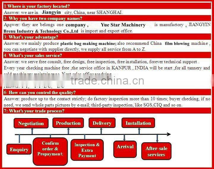 BRN-1500 plastic bag sewing machine