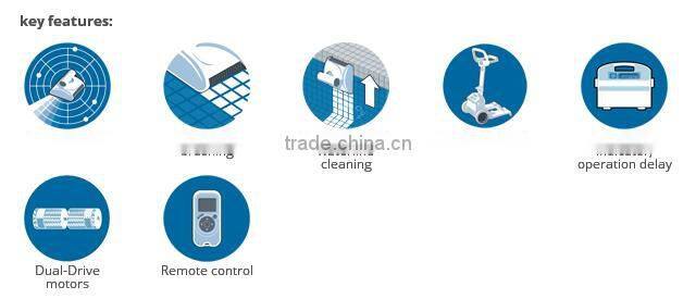 Newest design high quality Intelligent robot automatic pool cleaner