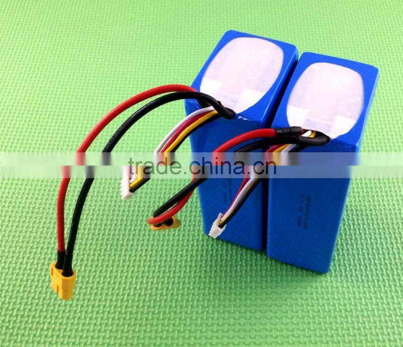 GEB8043125 14.8V12ah high capacity li polymer battery pack