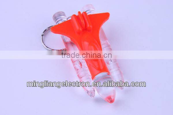 Boat keychain with led light