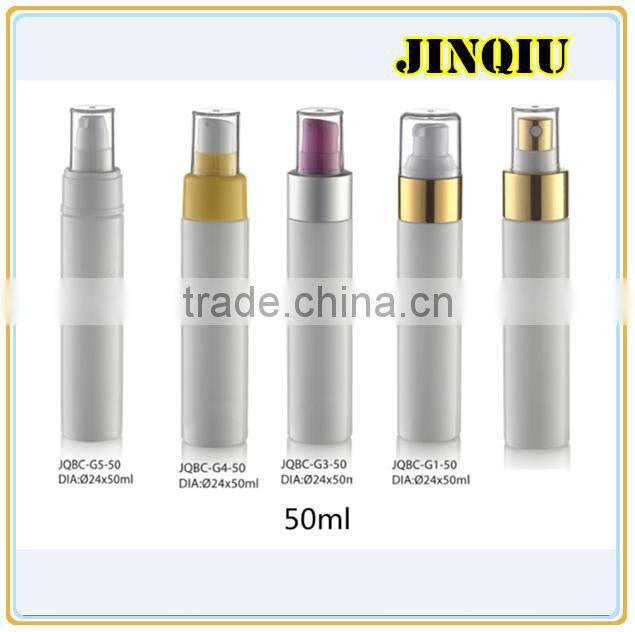 Plastic Refillable Lotion Pump Bottle 50ml Skin Care Cream Bottle