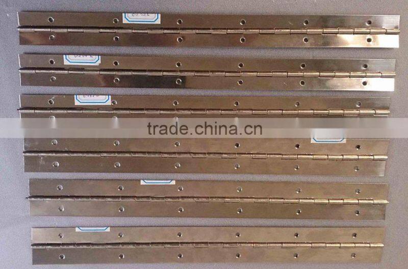 Stainless steel 304 continuous piano hinge/Stainless steel 201 long hinge/Metal steel long piano hinge