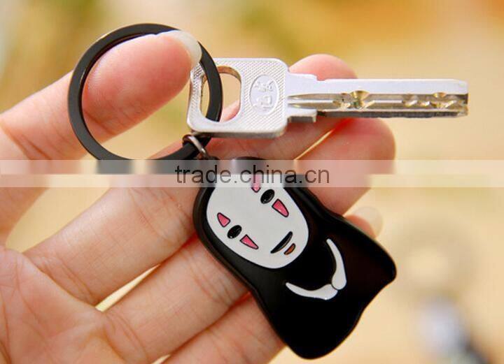 Top quality Korea Japan cartoon figure shaped keychain promotional gifts cheap custom made cartoon characters metal keychain
