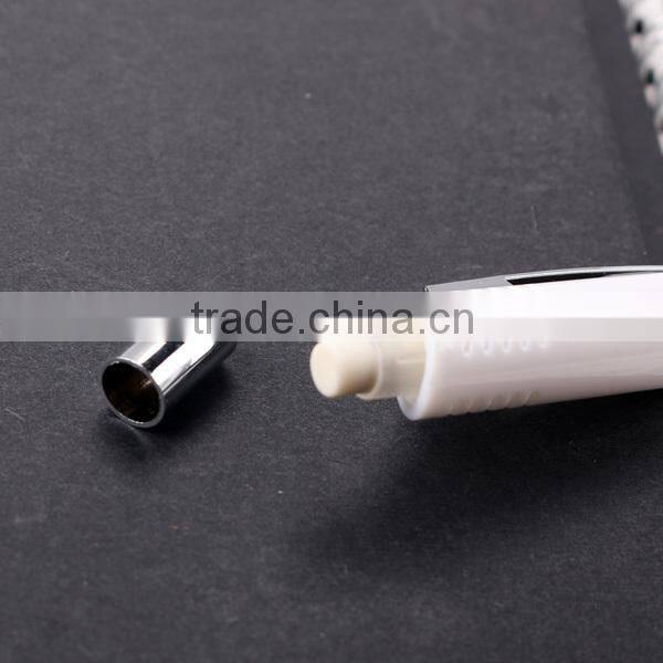 HR-Y390 Elegant white mechanical pencil with metal clip