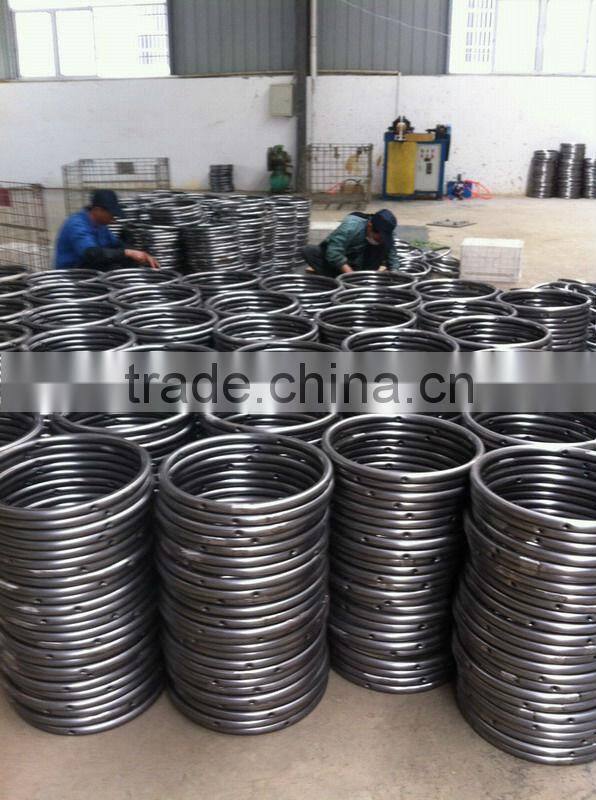 chromed single ring chair frame