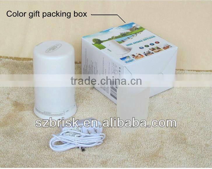8 colors ultrasonic led aroma oil diffuser