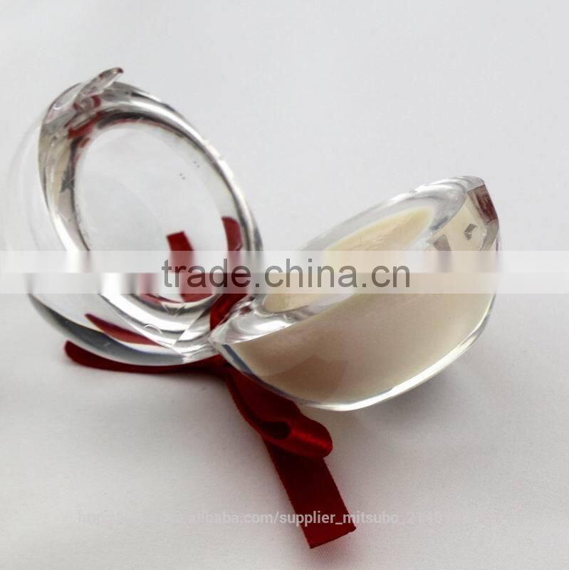 Shiny Ball Shape Lip Balm Lip Gloss OEM make your own lip gloss