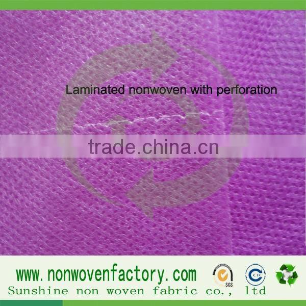 100% Polypropylene Material textile manufacturer, perforate non woven fabric, perforated ss sheet