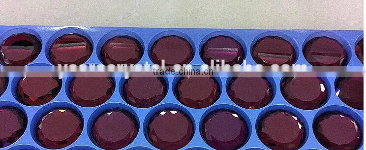 years factory Square mixed wine red crystal mosaic glass wall tile with4"for bathroom and floor (R-2325