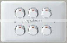 New design super thinner SAA approved Australia Wall GPO and switch