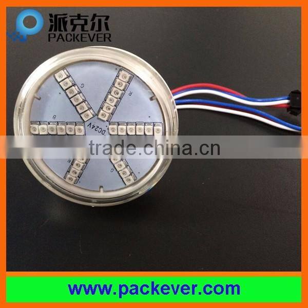 60mm 18LEDs 24V 4.32W programmable UCS2903 RGB point light