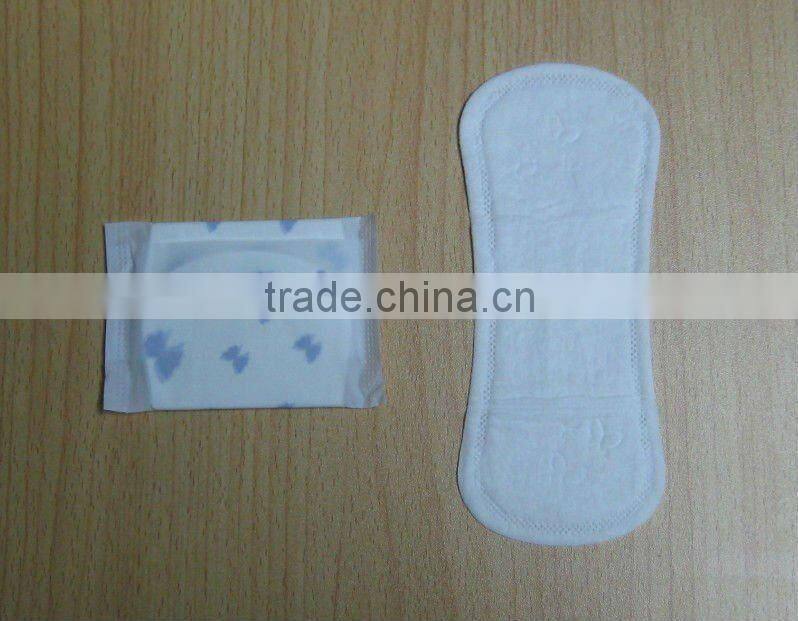 150mm blue core Anion panty liner from China